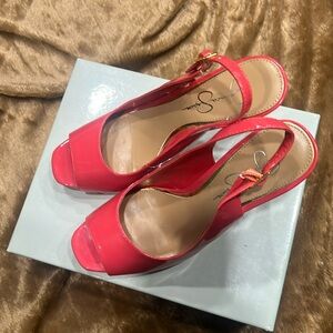 Jessica Simpson Hibiscus Heels